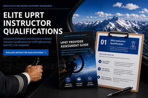 UPRT Instructor qualifications