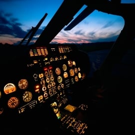 Calm Cockpit Prior to Emergency