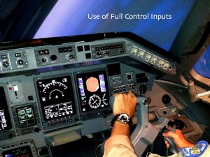 Use of Full Flight Controls