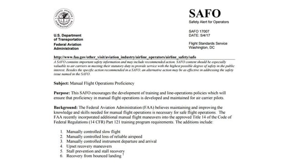 FAA Safety Alert